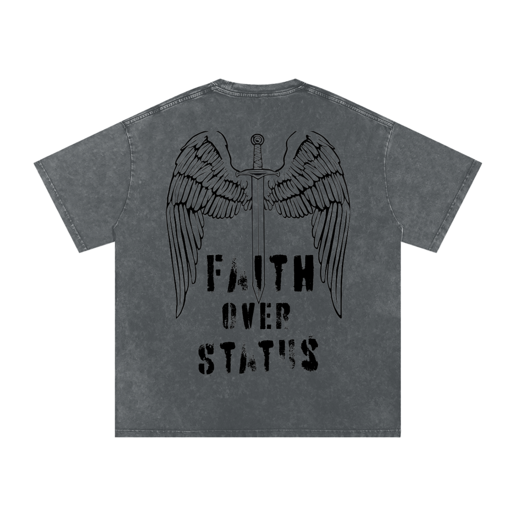 Snow Washed Oversized Cotton T-Shirt (CHOSEN COLLECTION) (LIMITED TIME ONLY)