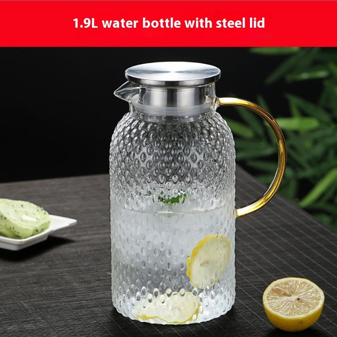 Borosilicate Transparent Glass Water Pitcher