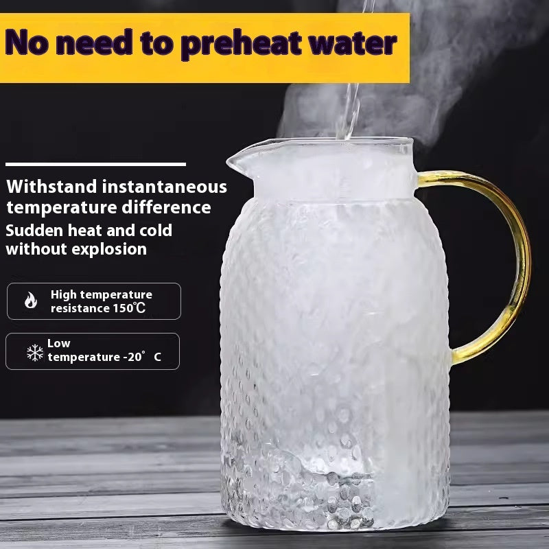 Borosilicate Transparent Glass Water Pitcher