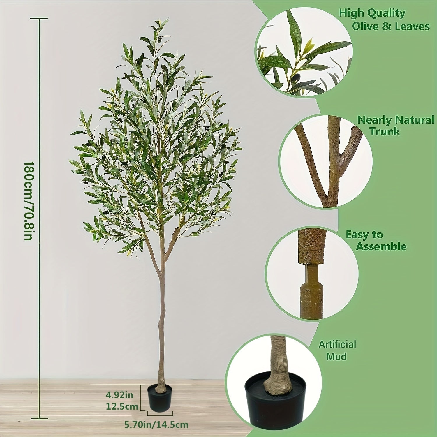 Artificial Olive Tree