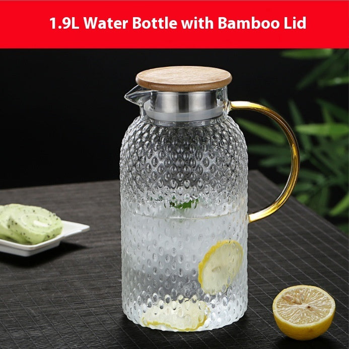 Borosilicate Transparent Glass Water Pitcher