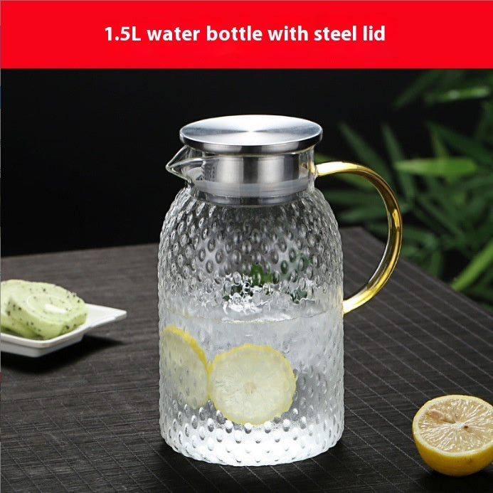 Borosilicate Transparent Glass Water Pitcher