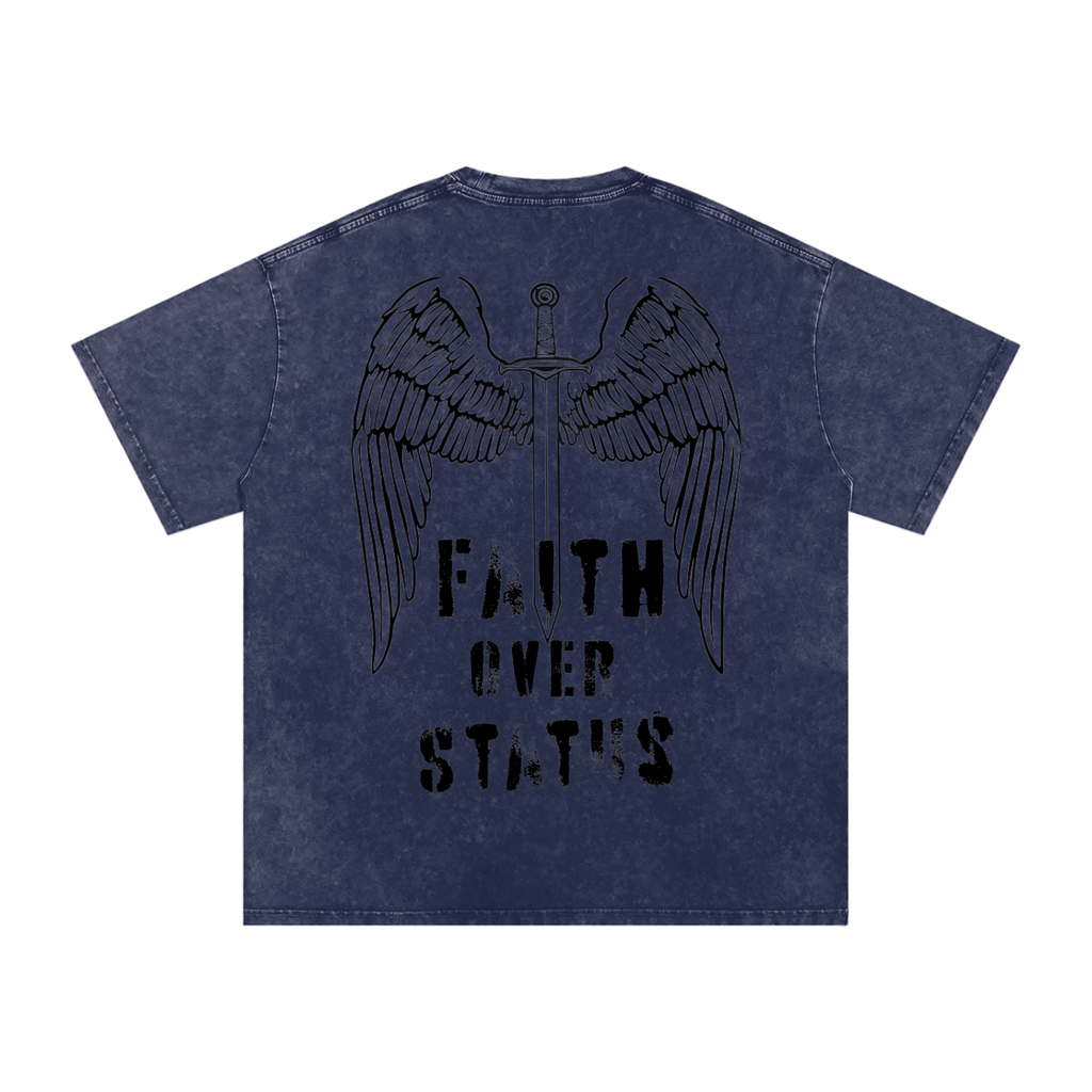 Snow Washed Oversized Cotton T-Shirt (CHOSEN COLLECTION) (LIMITED TIME ONLY)