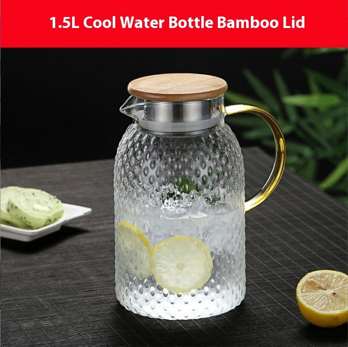 Borosilicate Transparent Glass Water Pitcher