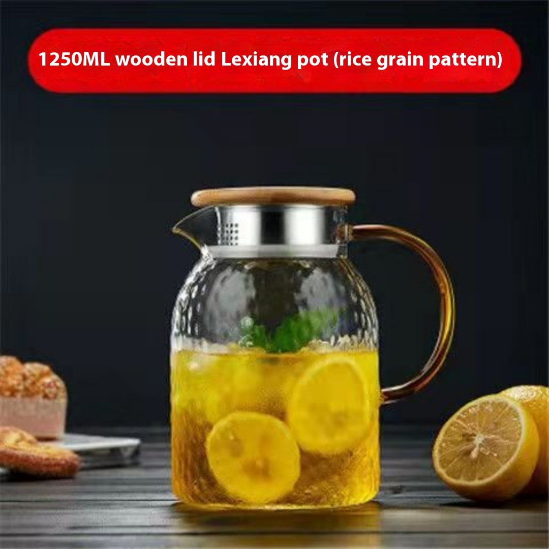 Borosilicate Transparent Glass Water Pitcher
