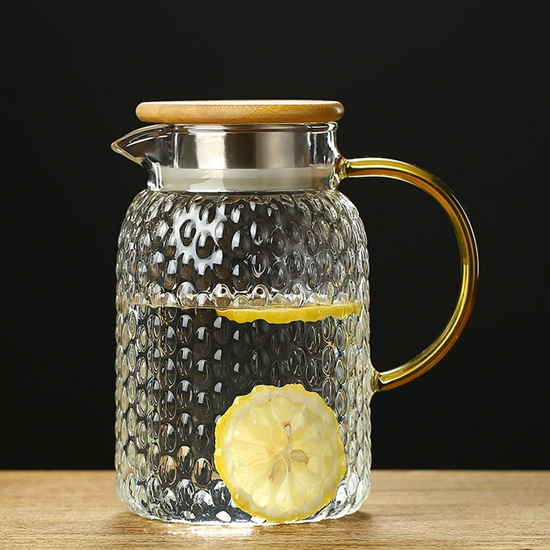 Borosilicate Transparent Glass Water Pitcher