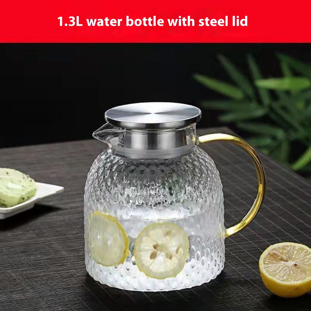 Borosilicate Transparent Glass Water Pitcher