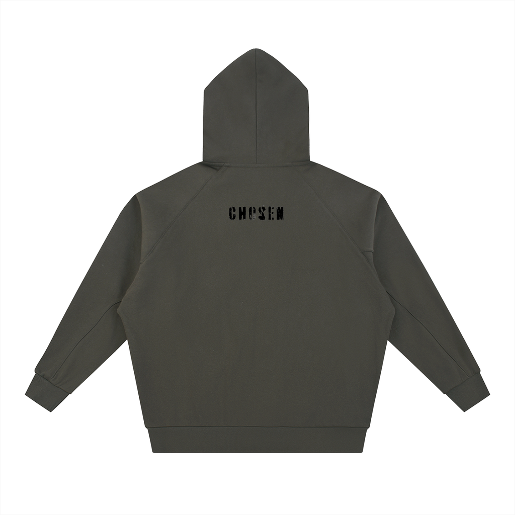 Dolman Sleeve Zip-Through Fleece  Hoodie (CHOSEN COLLECTION) (LIMITED TIME ONLY)